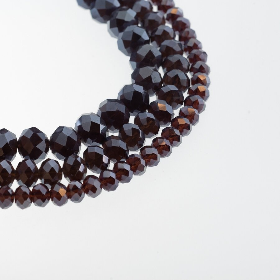 Glass Crystal, Faceted Abacus Rondelle Bead, #146 opaque violet, with silver color plating, 2x1, 3x2, 4x3, 6x4, 8x6, 10x8, 11x9 mm Glass Crystal, Faceted Abacus Rondelle Bead, #146 opaque violet, with silver color plating, 2x1, 3x2, 4x3, 6x4, 8x6, 10x8, 11x9 mm