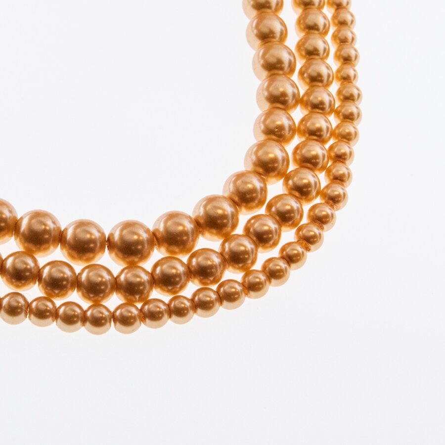 Glass Pearl Imitation, Round Bead, #14 color, 78-80 cm/strand, v
