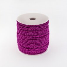 Twisted cord, #103 magenta, about 20-meter/spool, 8 mm