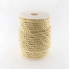 Sukta virvė, #120 bananų kremo spalva, apie 50 metrų/ritė, 5 mm Sukta virvė, #120 bananų kremo spalva, apie 50 metrų/ritė, 5 mm