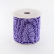 Twisted cord, #150 violet, about 20-meter/spool, 8 mm