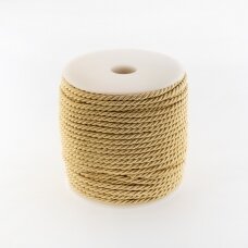 Twisted cord, #156 blond, about 20-meter/spool, 8 mm