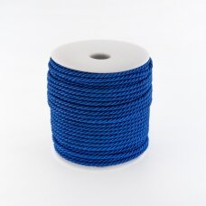 Twisted cord, #157 blue, about 50-meter/spool, 3 mm Twisted cord, #157 blue, about 50-meter/spool, 3 mm