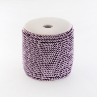 Sukta virvė, #041 šviesiai violetinė spalva, apie 20 metrų/ritė, 8 mm