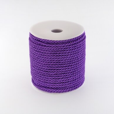 Sukta virvė, #140 tamsiai violetinė spalva, apie 50 metrų/ritė, 5 mm Sukta virvė, #140 tamsiai violetinė spalva, apie 50 metrų/ritė, 5 mm