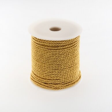 Twisted cord, #153 sand, about 50-meter/spool, 3 mm
