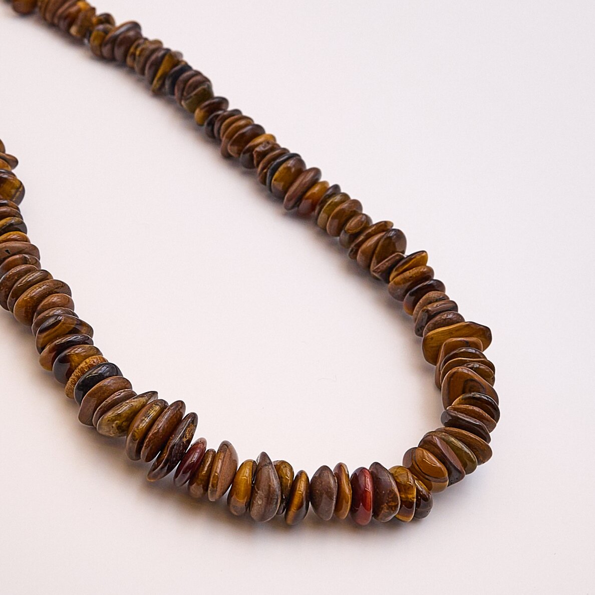 Tigereye, Natural, AB Grade, Top-drilled Rounded Chip Bead, Brown, 37-39 cm/strand, about 8x10-12x18 mm Tigereye, Natural, AB Grade, Top-drilled Rounded Chip Bead, Brown, 37-39 cm/strand, about 8x10-12x18 mm