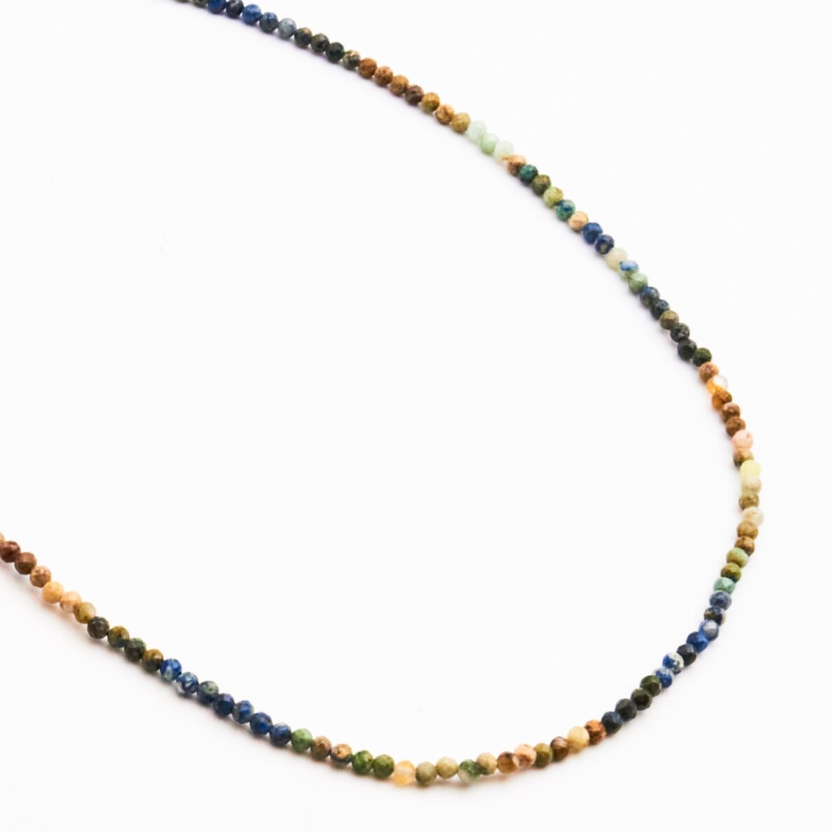 Turquoise, natural, B quality, faceted, round bead, 37-39 cm/string, 3.2 mm Turquoise, natural, B quality, faceted, round bead, 37-39 cm/string, 3.2 mm
