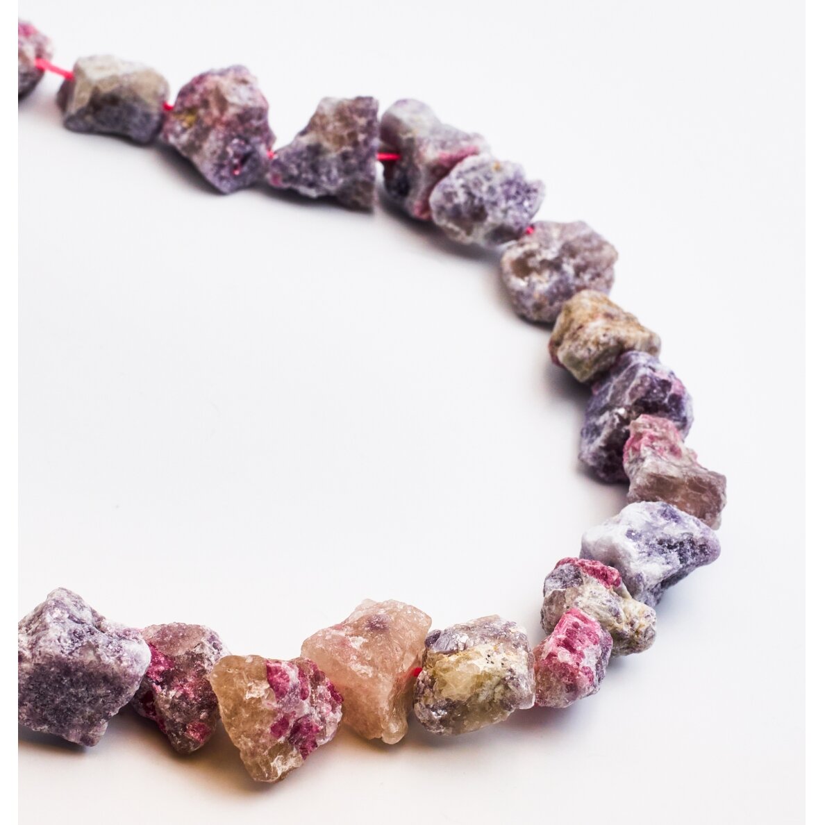 Tourmaline, 39-40cm/strand, about 12x20–18x25 mm
