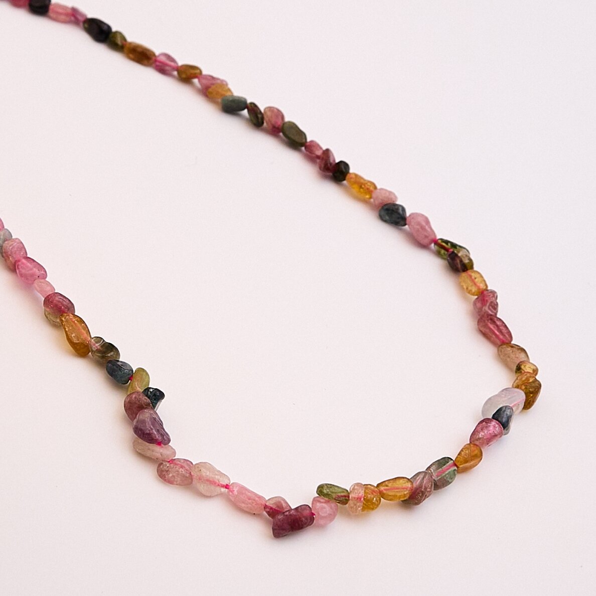 Tourmaline, 39-40cm/strand, about 4x5–5x8 mm