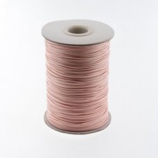 Vaškuota poliesterinė virvelė, #08 ypač šviesi rožinė spalva, apie 180 metrų/ritė, 0.5 mm Vaškuota poliesterinė virvelė, #08 ypač šviesi rožinė spalva, apie 180 metrų/ritė, 0.5 mm