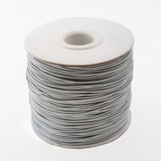Waxed polyester cord, #56 grey, about 180-meter/spool, 0.5 mm