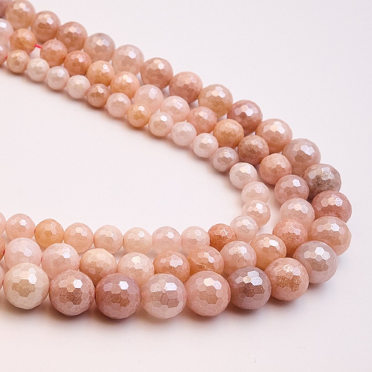 Cherry Blossom Agate, natural, A grade, dyed, glossy, AB effect, round shape, 37–39 cm/strand, 8 mm Cherry Blossom Agate, natural, A grade, dyed, glossy, AB effect, round shape, 37–39 cm/strand, 8 mm