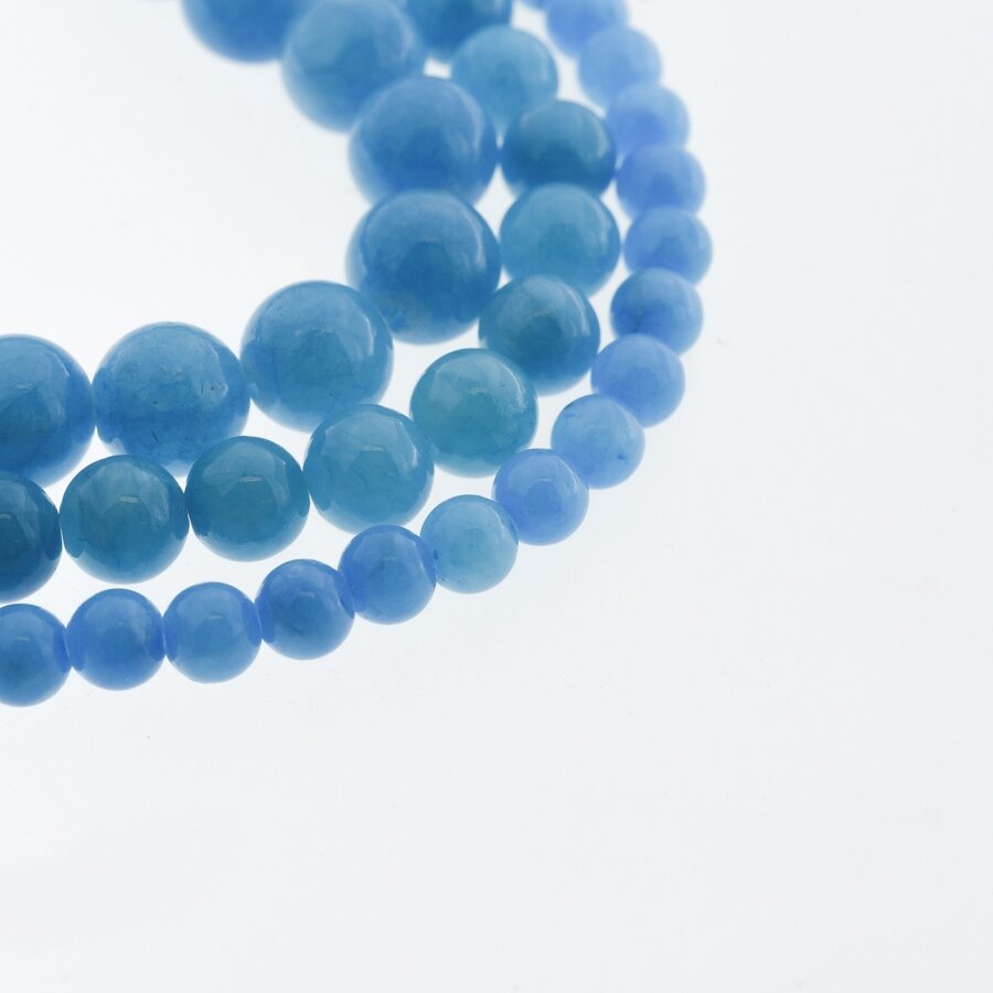 Mountain Jade (Dolomitic Marble), Natural, Dyed, Round Bead, #Y05 Teal Blue, 37-39 cm/strand, 6, 8, 10, 12 mm Mountain Jade (Dolomitic Marble), Natural, Dyed, Round Bead, #Y05 Teal Blue, 37-39 cm/strand, 6, 8, 10, 12 mm