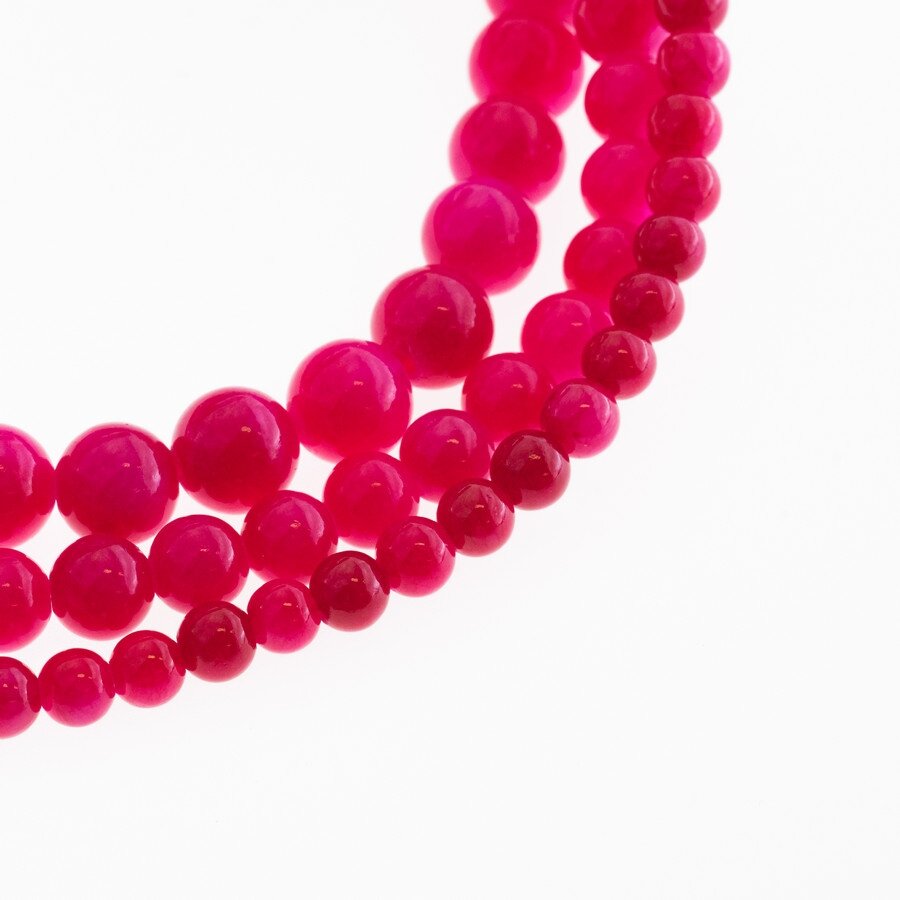 Mountain Jade (Dolomitic Marble), Natural, Dyed, Round Bead, #Y21 Raspberry Red, 37-39 cm/strand, 6, 8, 10, 12 mm Mountain Jade (Dolomitic Marble), Natural, Dyed, Round Bead, #Y21 Raspberry Red, 37-39 cm/strand, 6, 8, 10, 12 mm