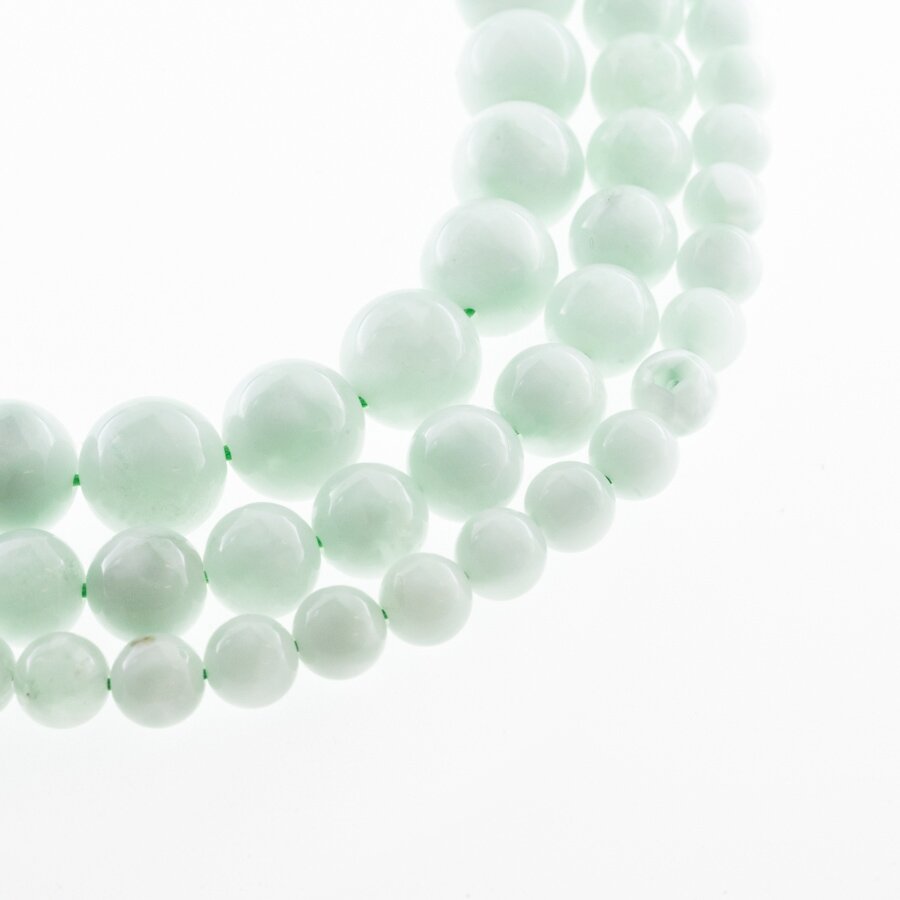 Green Angelite, Natural, Round Bead, 37-39 cm/strand, 4, 6, 8, 10, 12 mm Green Angelite, Natural, Round Bead, 37-39 cm/strand, 4, 6, 8, 10, 12 mm