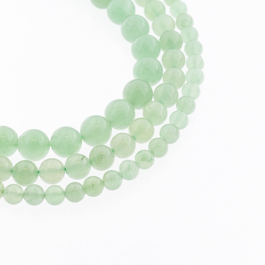 Green Aventurine, Natural, B Grade, Round Bead, 37-39 cm/strand, 4, 6, 8, 10, 12 mm Green Aventurine, Natural, B Grade, Round Bead, 37-39 cm/strand, 4, 6, 8, 10, 12 mm