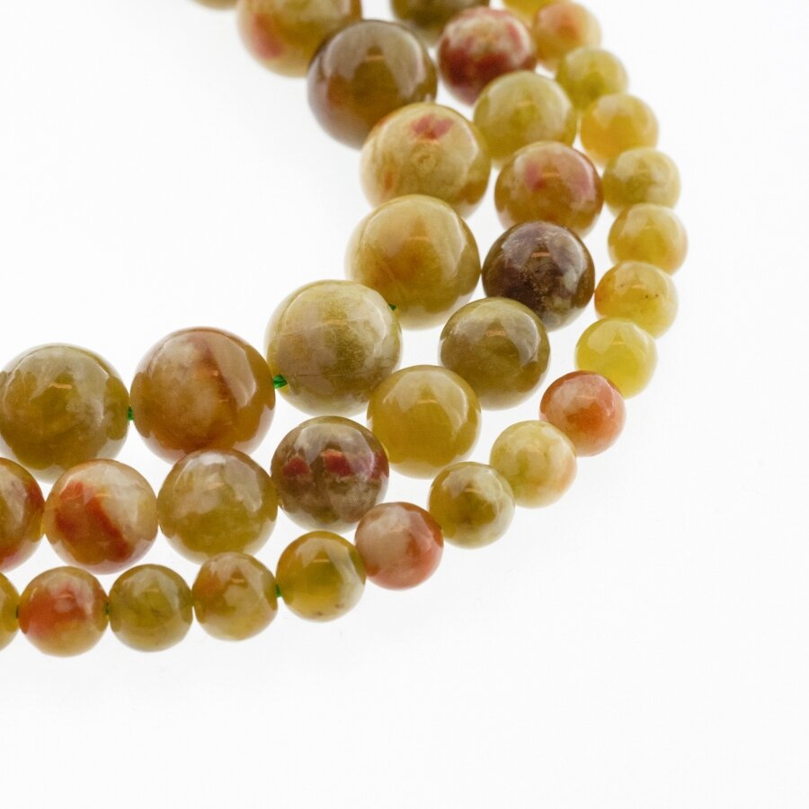 Green Dragon Stone, Natural, B Grade, Round Bead, Green-Red, 37-39 cm/strand, 6, 8, 10, 12 mm Green Dragon Stone, Natural, B Grade, Round Bead, Green-Red, 37-39 cm/strand, 6, 8, 10, 12 mm